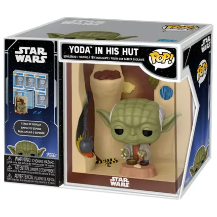 Funko POP figúrka Nooks Star Wars Yoda in His Hut produktová fotografia