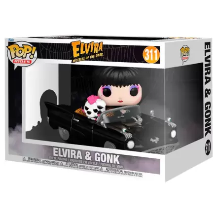 Funko POP figúrka Rides Deluxe Elvira, Mistress of the Dark Elvira & Gonk termékfotója