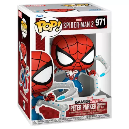 Funko POP figúrka Marvel Spiderman 2 Peter Parker Advanced Suit 2.0 (23 cm) termékfotója