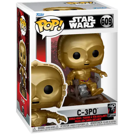 Star Wars Return of the Jedi 40th Anniversary POP! vinylová figúrka C3P0 széken 9 cm termékfotója