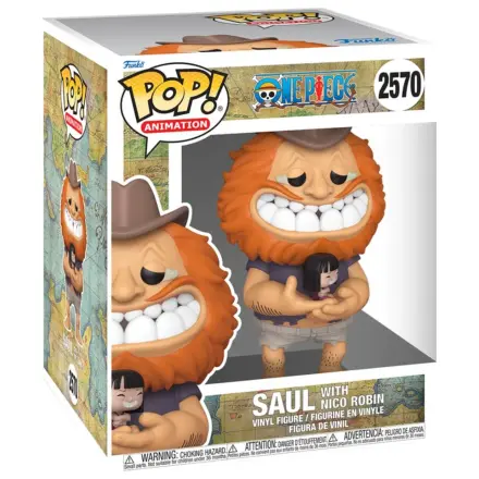 Funko POP figúrka Super One Piece Saul With Nico Robin produktová fotografia