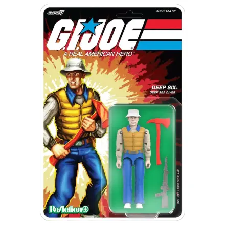 G.I. Joe (komiks) ReAction+ akčná figúrka vlna 09 Deep Six produktová fotografia
