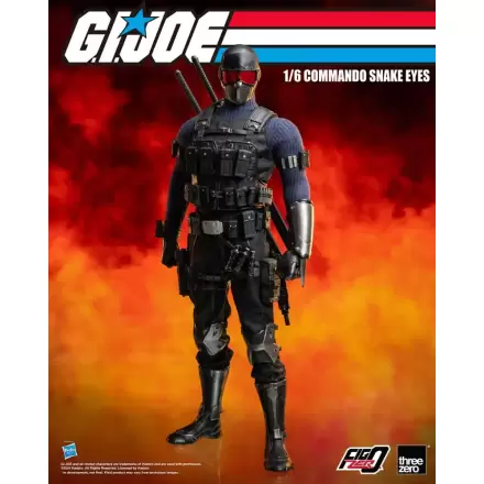 G.I. Joe FigZero Akčná figúrka 1/6 Commando Snake Eyes 30 cm termékfotója