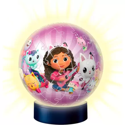 Gabbys Dollhouse lampa 3D puzzle 74ks produktová fotografia