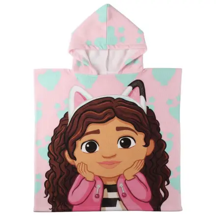 Gabbys Dollhouse mikro Vláknité poncho plážový uterák produktová fotografia