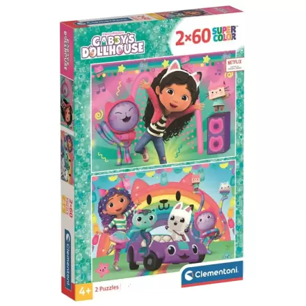 Gabbys Dollhouse puzzle 2x60ks produktová fotografia