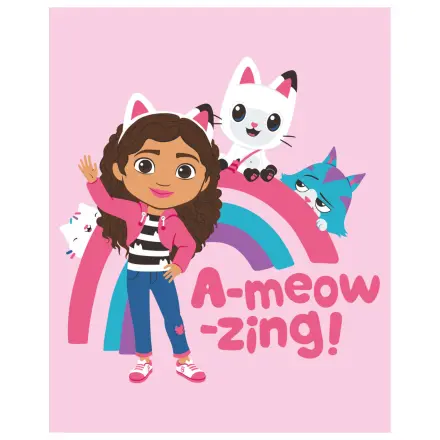 Gabi's Dollhouse Rainbow fleecová prikrývka produktová fotografia