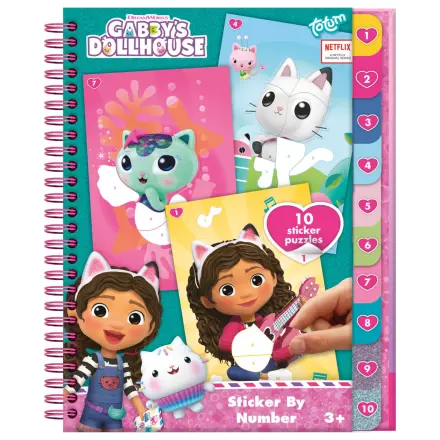 Gabi's Dollhouse Sprinkle Party Puzzle Nálepka a omaľovánkový set produktová fotografia