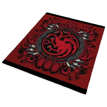 Game of Thrones Príjemná prikrývka House Targaryen 180 x 200 cm produktová fotografia