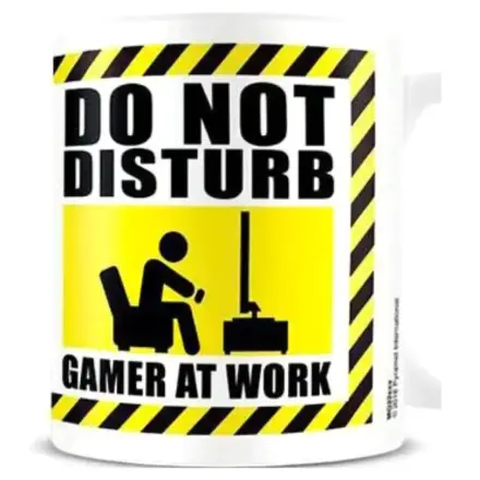 Gaming Gamer at Work Do Not Disturb hrnček produktová fotografia