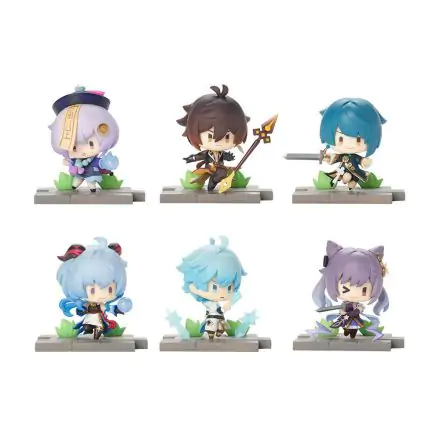 Genshin Impact Battle Scene Collection Mini figúrky 6-Pack Liyue Edition 6 cm produktová fotografia