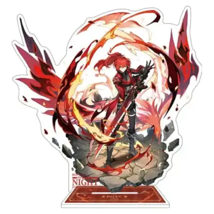 Genshin Impact Acrylic Phone Stand Diluc 17 cm produktová fotografia
