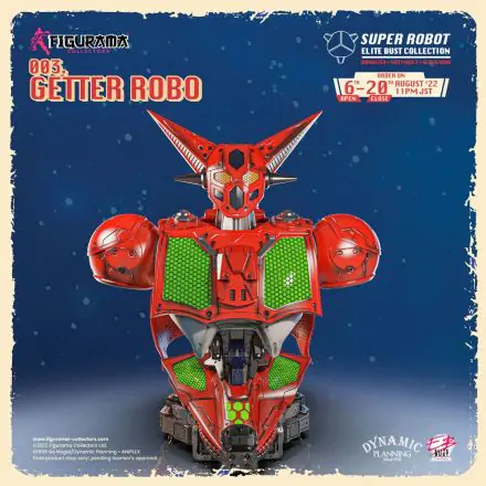 Getter Robo Super Robot Elite Busta 1/3 Getter Robo 26 cm termékfotója