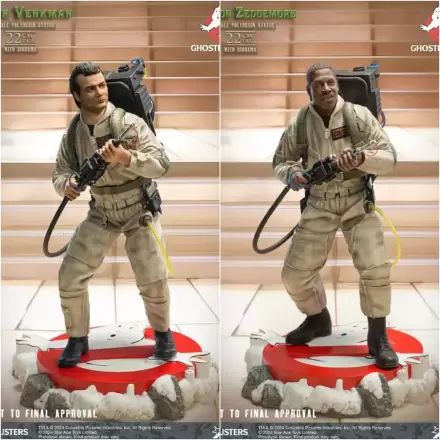 Ghostbusters Resin Socha 1/8 Peter Venkmann + Winston Zeddemore Dvojbalenie 22 cm termékfotója