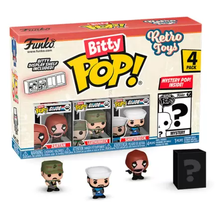 Gi Joe Bitty Funko POP! Vinilová figúrka 4-členné balenie 2,5 cm termékfotója