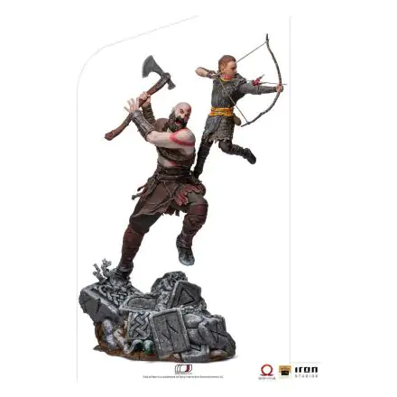 God of War BDS Art Scale Socha 1/10 Kratos &amp; Atreus 34 cm termékfotója