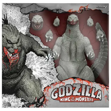 Godzilla (1989) Toho Ultimates akčná figúrka - Godzilla (Greyscale Comic Book - Thirsty for Blood) 24 cm produktová fotografia