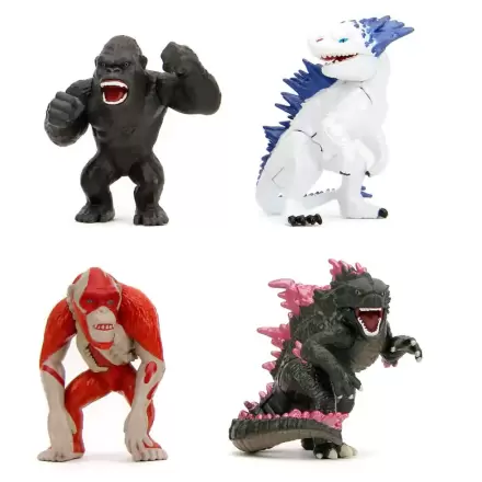 Godzilla Nano Metalfigs Diecast Mini Figúrky 4-PACK Wave 1 4 cm termékfotója