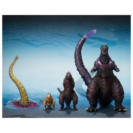 Godzilla The Second Form & Third Form & Giant Unidentified Creature S.H. MonsterArts set figúrok produktová fotografia