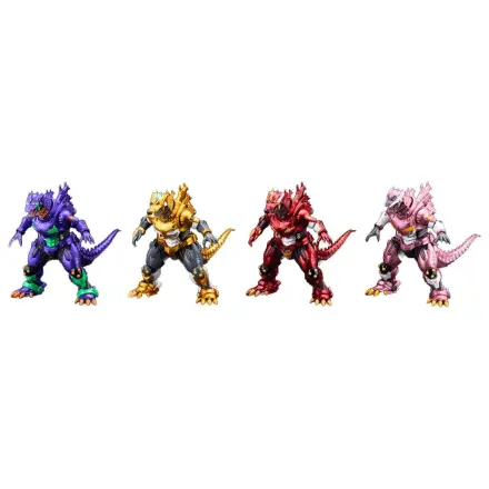 Godzilla x Evangelion Gekizou Series Sošky 4-Pack Type-3 Kiryu Eva colour Ver. Metallic color Limited Ver. 9 cm produktová fotografia