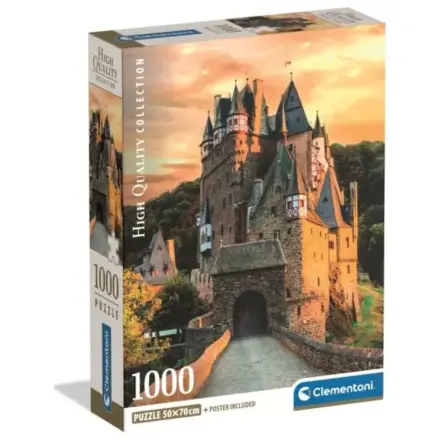 Golden Hour At Eltz Castle puzzle 1000 ks produktová fotografia