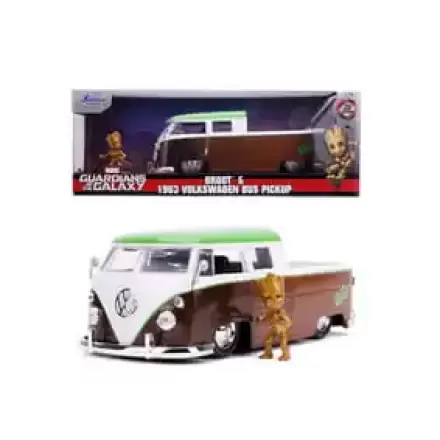 Guardians of the Galaxy Diecast Model 1/24 1963 Zberateľský Autobus Groot produktová fotografia