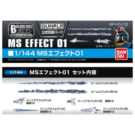 Gundam Builders Parts HD 1/144 MS Effect 01 modelárska súprava produktová fotografia