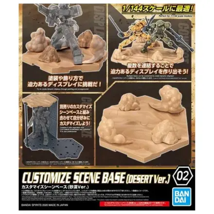 Gundam Customize Scene Base 02 Desert Version Model Kit produktová fotografia