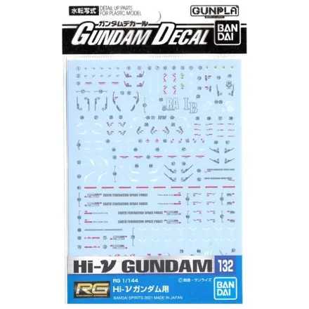 Gundam obtlačok 132 RG 1/144 Hi-v Gundam modelárska stavebnica produktová fotografia