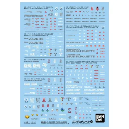 Gundam Decal 142 Gundam Seed Freedom Viacúčelové 2 Model Kit produktová fotografia