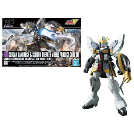 GUNDAM HG 1/144 XXXG-01SR Gundam Sandrock & Breaker MPCS modelová stavebnica produktová fotografia