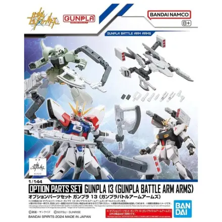 Gundam sada voliteľných dielov Gunpla 13 (Gunpla Battle Arm Arms) Modelová súprava produktová fotografia