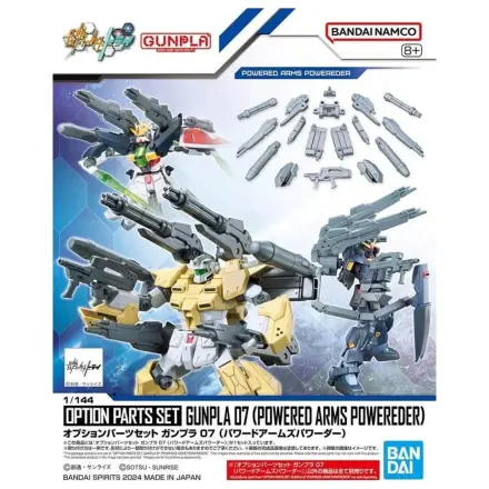 Gundam Option Parts Set Gunpla 07 (Powered Arms Powereder) Model Kit produktová fotografia