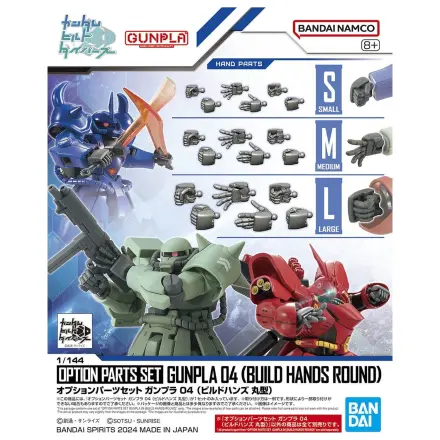 GUNDAM Súprava voliteľných dielov Gunpla 4 (Build Hands Round) model súprava produktová fotografia