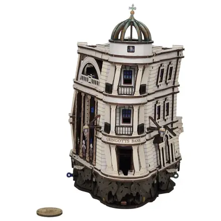 Harry Potter 3D drevené puzzle Gringotts Bank Marble Run produktová fotografia
