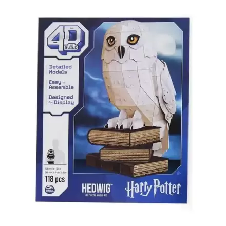 Harry Potter: 4D Build - Hedwig 3D puzzle produktová fotografia