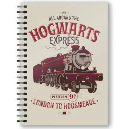 Harry Potter zápisník s 3D efektom All Aboard the Hogwarts Express termékfotója