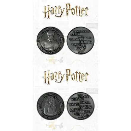 Zberateľská minca Harry Potter 2-balenie Dumbledore's Army: Neville & Luna Limited Edition produktová fotografia