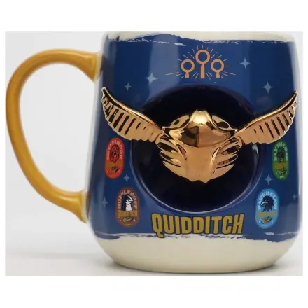 Harry Potter hrnček Golden Snitch 2D reliéfny figurálny produktová fotografia