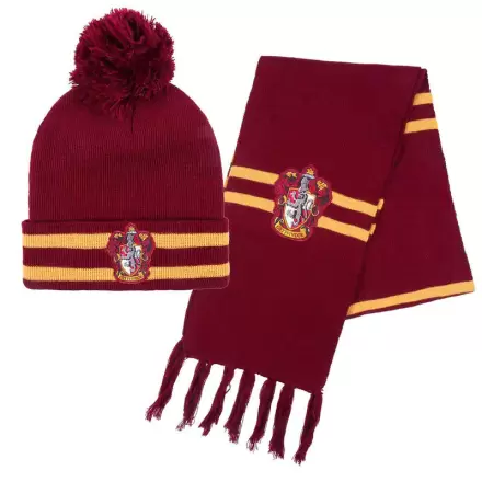 Harry Potter Gryffindor beanie & šál set termékfotója