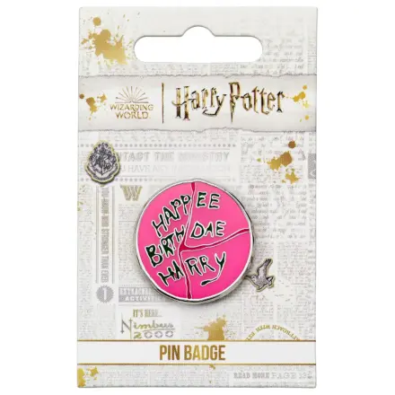 Harry Potter Happee Birthdae Harry tortový pin odznak produktová fotografia
