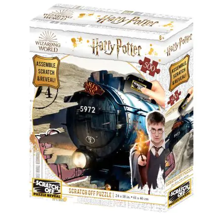 Harry Potter Hogwarts Express Scratch Off puzzle 500ks produktová fotografia