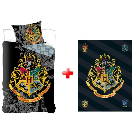 Harry Potter Houses Súprava obliečok na paplón a fleecovej deky produktová fotografia