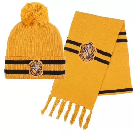 Harry Potter Hufflepuff čiapka a šál set produktová fotografia