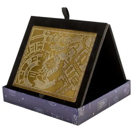 Harry Potter replika Marauder's Map kovová mapa 15 cm produktová fotografia