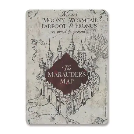 Harry Potter plechová tabuľka Mapa zloduchov - 15 x 21 cm termékfotója