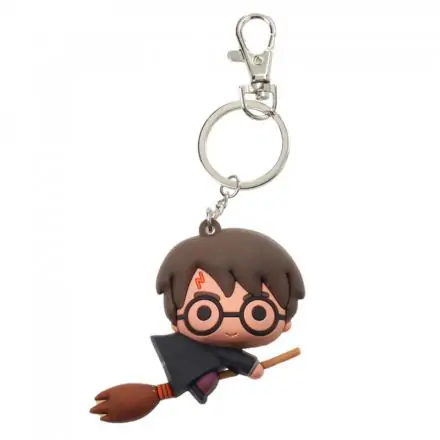 Harry Potter gumená kľúčenka Harry Potter & Broom Nimbus 7 cm produktová fotografia