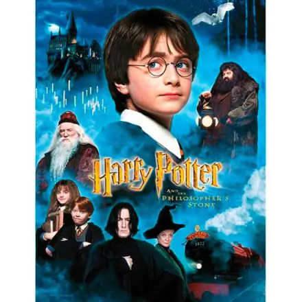 Harry Potter Philosophers Stone sklenený plagát produktová fotografia