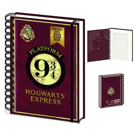 Harry Potter Platform 9 3/4 A5 zápisník termékfotója