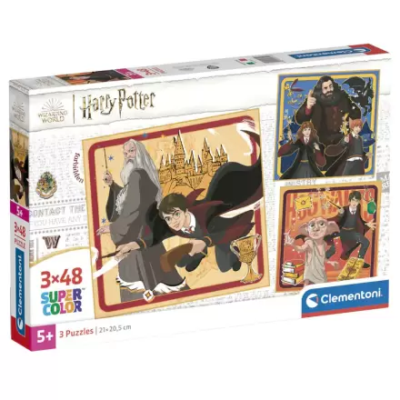 Harry Potter puzzle 3x48 dielikov termékfotója